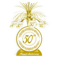 Gold 50th Anniversary Centerpiece